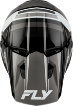 KINETIC SCRAP HELMET BLACK/WHITE/GREY