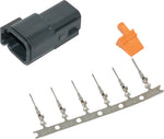 Deutsch DTM Receptacle W/Stamped Terminals and Wedgelock