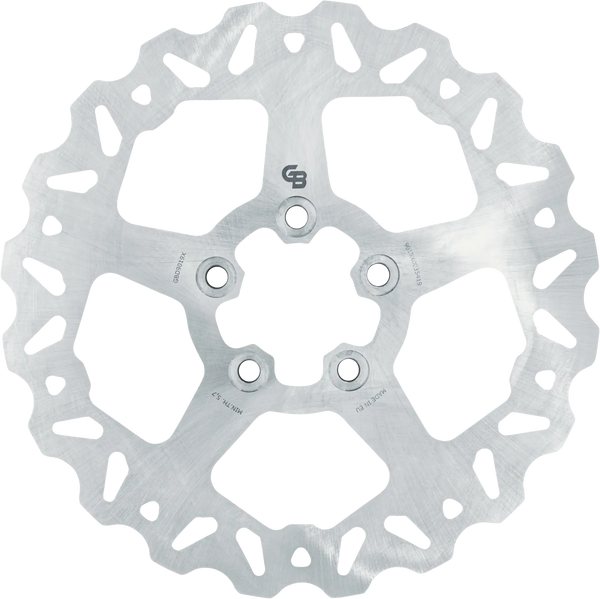 ROTOR 11.5" SOLID WAVE RR STAINLESS 2.22" INNER BORE
