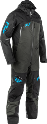 INCLINE MONOSUIT BLACK/GREY/BLUE 2X