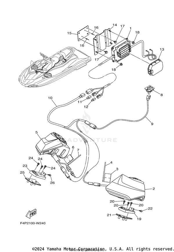 SPEAKER ASSY 1 | F4N-U8102-01-00