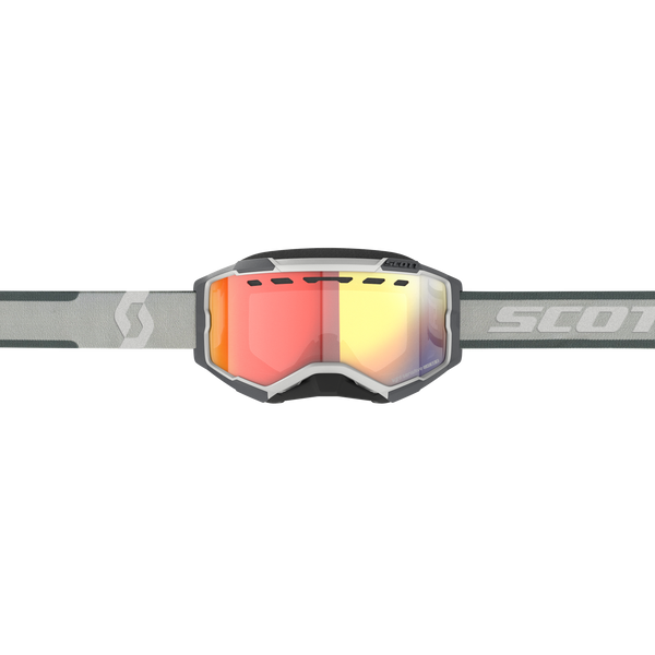 FURY SNOWCROSS GOGGLE GREY LS RED CHROME LENS | 278604-0011341