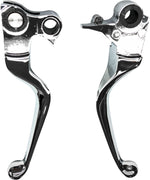 SMOOTH LEVER SET CHROME BT 07-16 EXCEPT FLT 08-UP | 053502