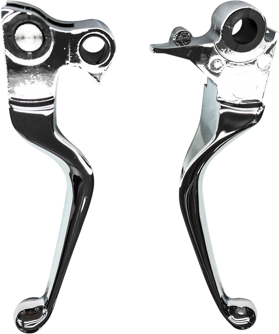 SMOOTH LEVER SET CHROME BT 07-16 EXCEPT FLT 08-UP | 053502