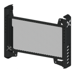 SLASH CUT RADIATOR CVR BLACK | B10-3009B