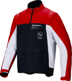 LITE-DURA SOFTSHELL JACKET BLACK/BRIGHT RED/WHITE LG