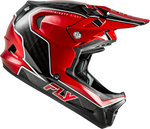 WERX-R FLOW CARBON HELMET BLACK CARBON/RED XL