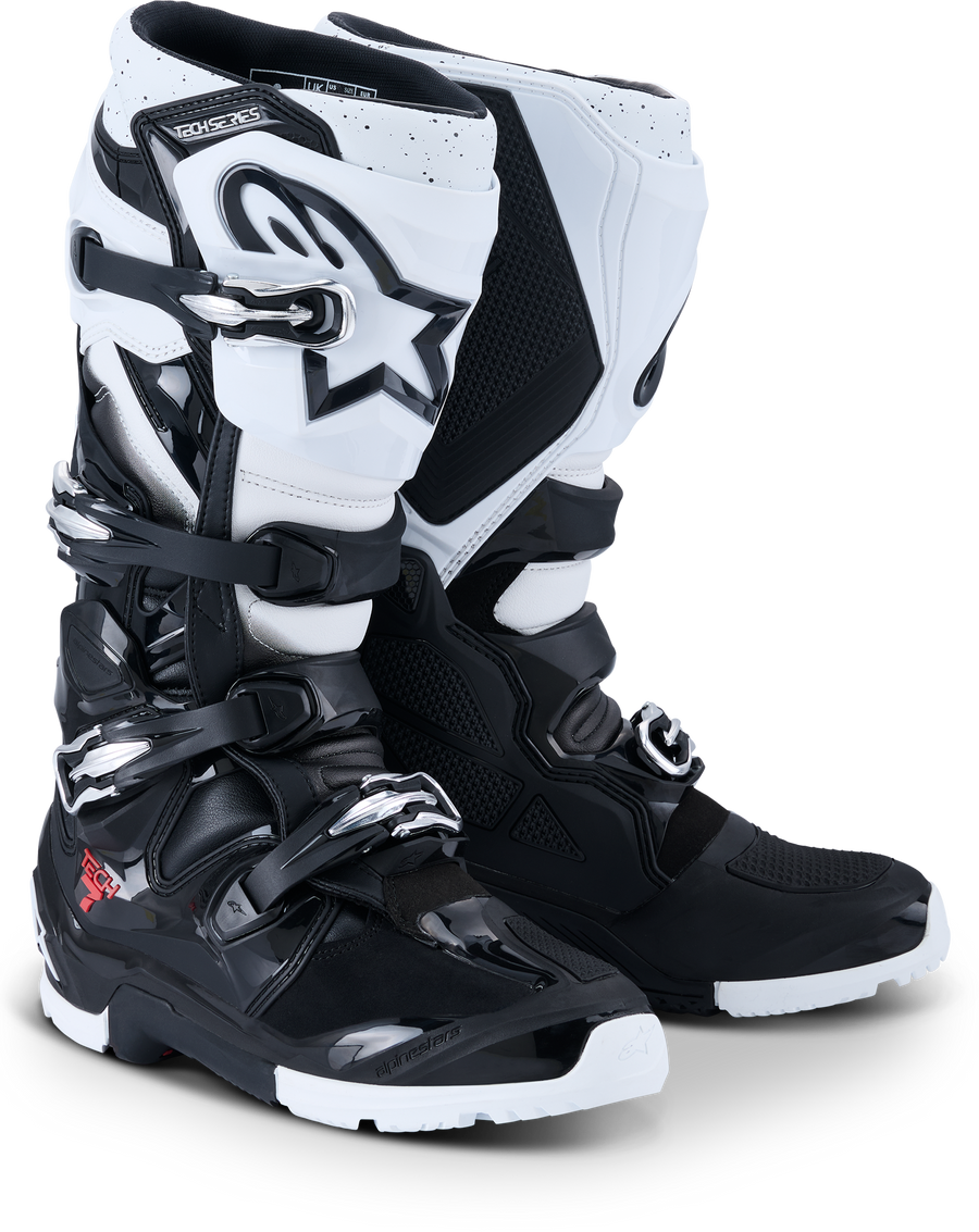 TECH 7 ENDURO BLACK/WHITE 5 | 2010426-12-5