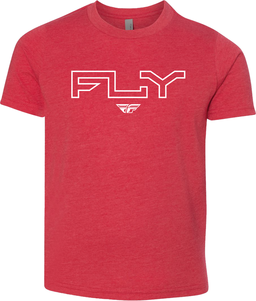 YOUTH FLY EDGE TEE RED YM