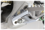 FOOT PEG MOUNT ALUMINUM KX250/450