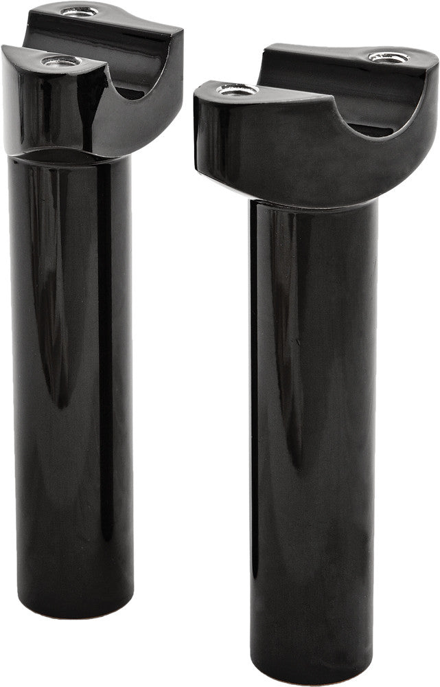 H-BAR RISERS 5.5"  STRAIGHT BLACK