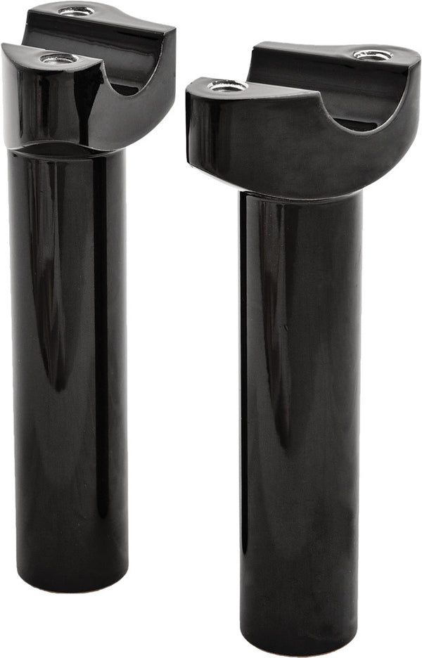 H-BAR RISERS 5.5"  STRAIGHT BLACK