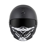 COVERT FACE MASK SKULL BLACK/WHITE | 52-546-18