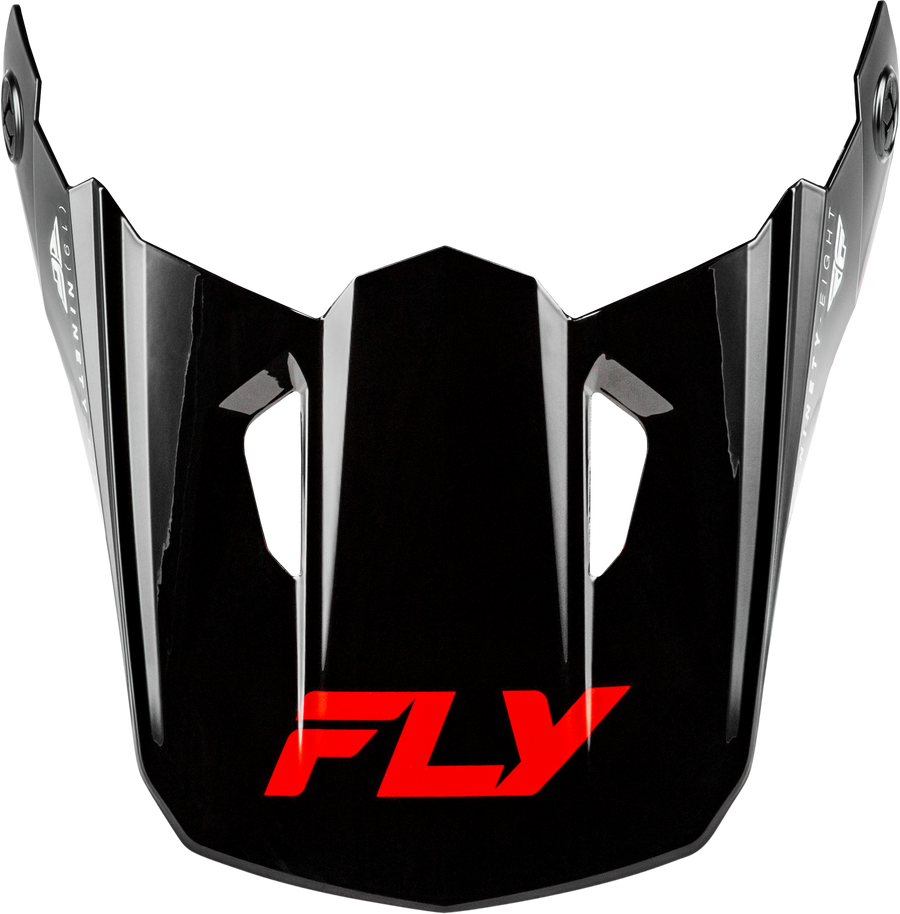 KINETIC VERDICT HELMET VISOR BLACK/RED/WHITE XL/2X