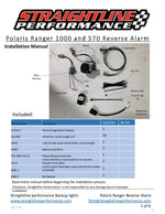 AUTOMATIC BACKUP BEEPER KIT POL | 287-120