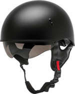 HH-65 HALF HELMET NAKED MATTE BLACK XS