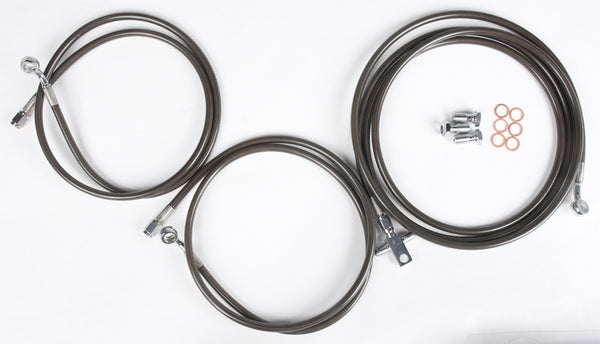 BRAKELINE REAR SMOKE+4 POLARIS