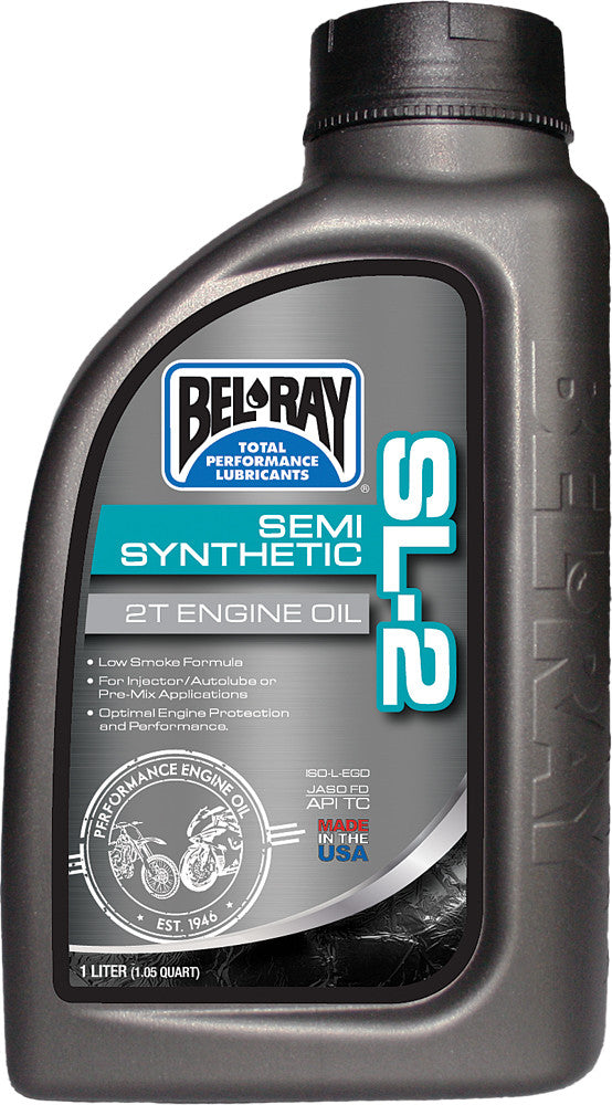 SL-2 SEMI-SYN ENGINE OIL 2T 1L (12/CASE  SOLD EA) | 99460-B1LW