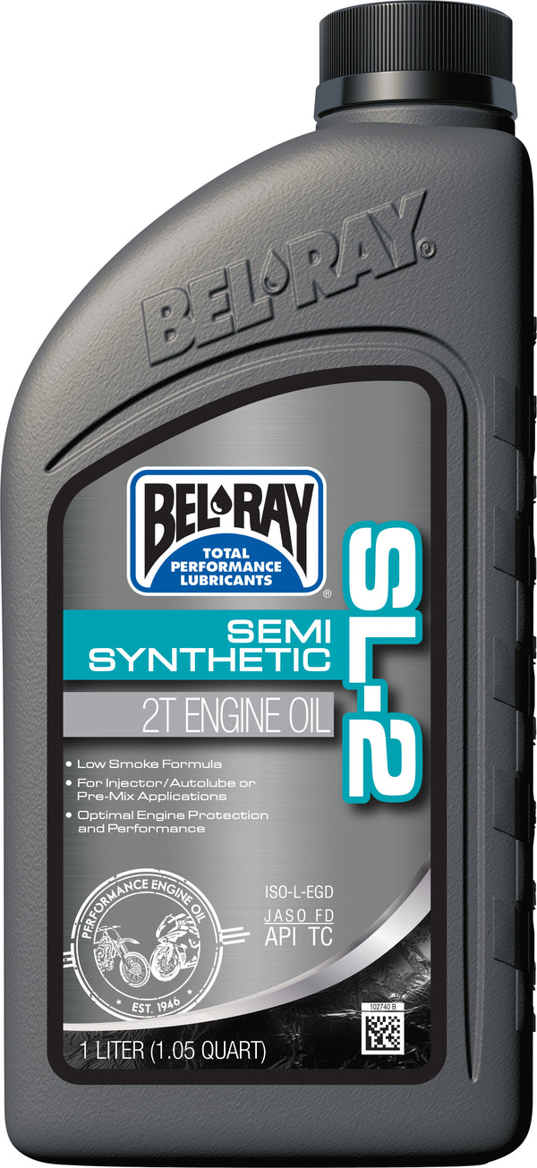 SL-2 SEMI-SYN ENGINE OIL 2T 1L (12/CASE  SOLD EA) | 99460-B1LW