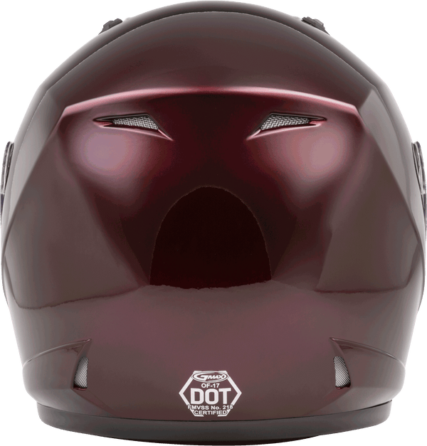 OF-17 OPEN-FACE HELMET WINE RED