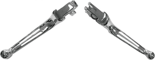 2-SLOT LEVER SET CHROME BIG TWIN 86-06  XL 96-03