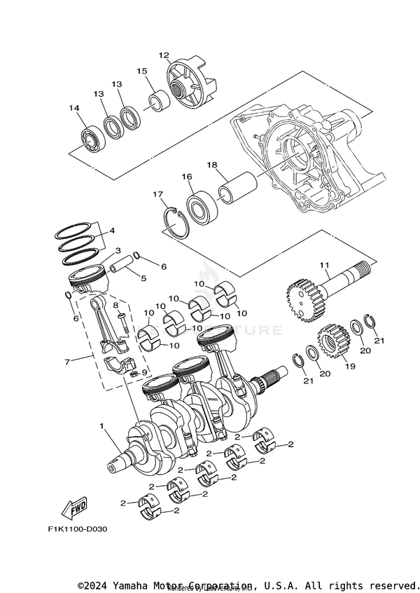 PIN, PISTON | 4XV-11633-00-00