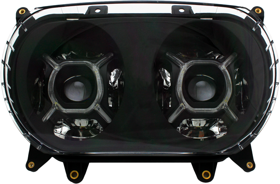 ROAD GLIDE HEADLIGHTS `15-22 BLACK