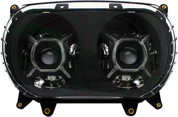 ROAD GLIDE HEADLIGHTS `15-22 BLACK