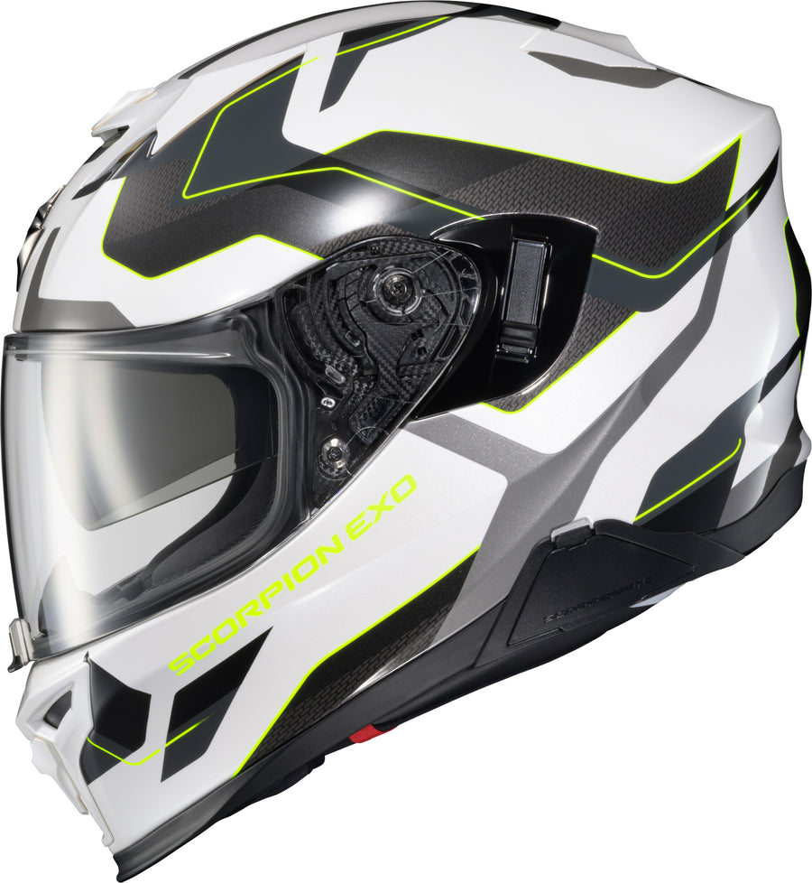 EXO-T520 FULL FACE HELMET ZUSE WHITE/HI-VIZ