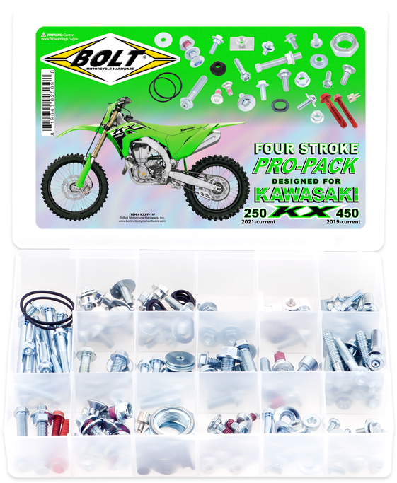 PROPACK KAWASAKI 4 STK KAW KX250/450F