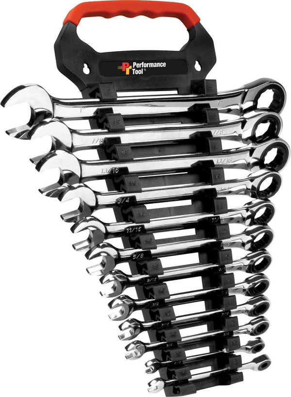 12 PC SAE RATCHET WRENCH SET | W30641