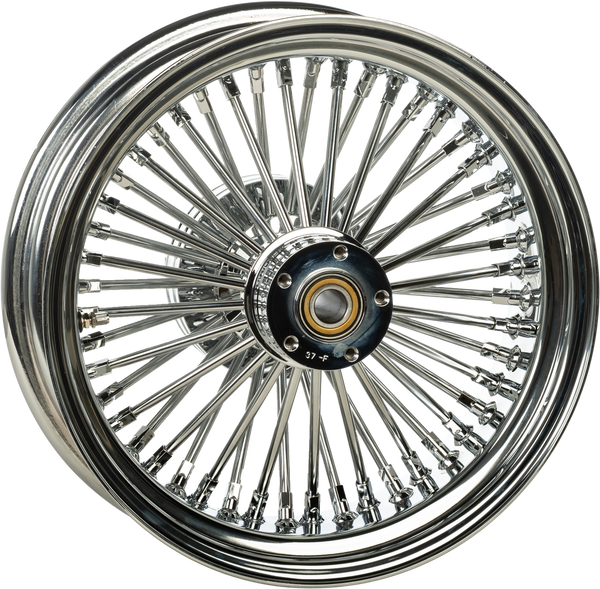 RR 48-SPK CHROME 18X5.5CUSH DR WIDE HUB 25MM ABS 00 LTR