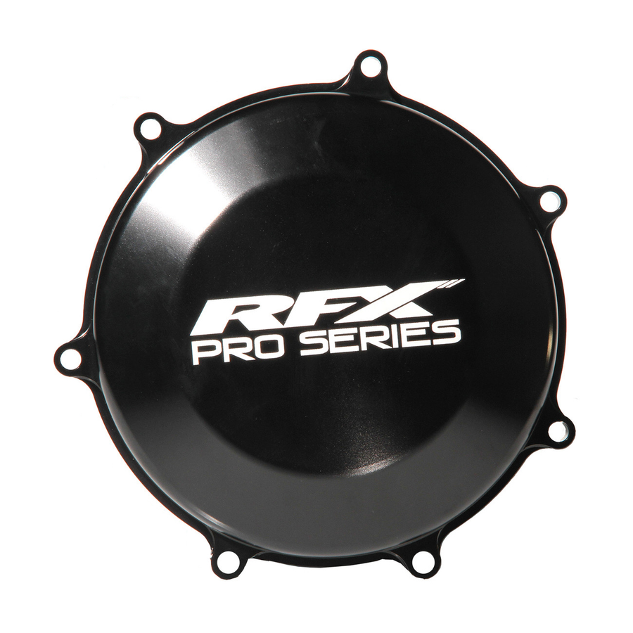 CLUTCH COVER HARD ANODIZED BLACK KAW | FXCC 20400 99H2