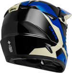YOUTH MX-46Y CYCLUS HELMET BLACK/BLUE YL