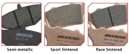 BRAKE PAD SET SEMI-METALLIC