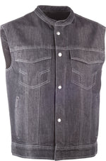Iron Sights Club Collar Denim Vest