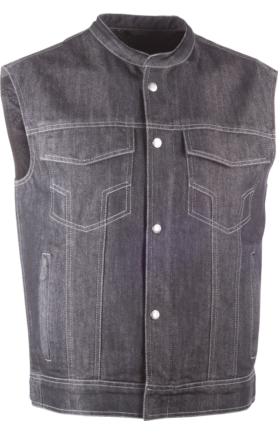 Iron Sights Club Collar Denim Vest