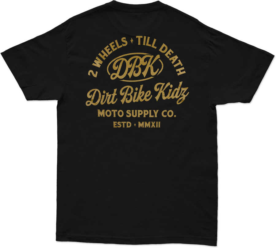 GOLD NUGGET TEE BLACK LG