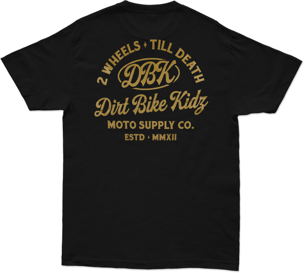 GOLD NUGGET TEE BLACK
