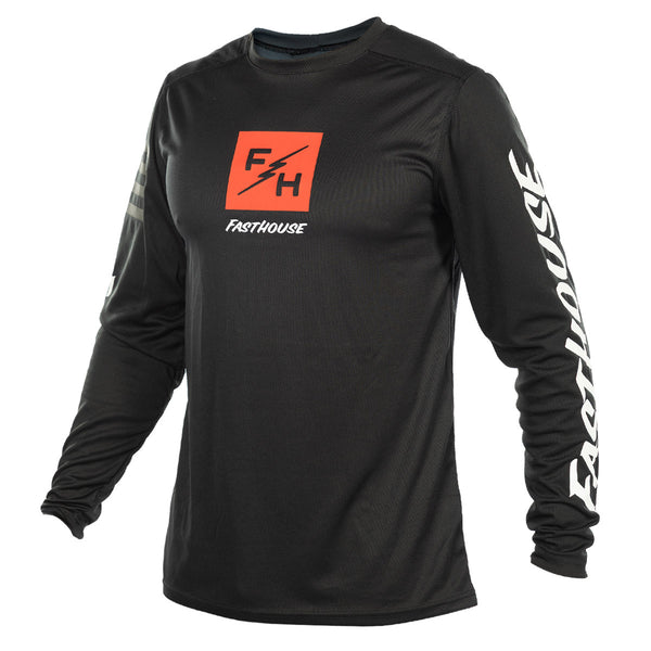 CARBN ECHO LS JRSY BLACK 2X