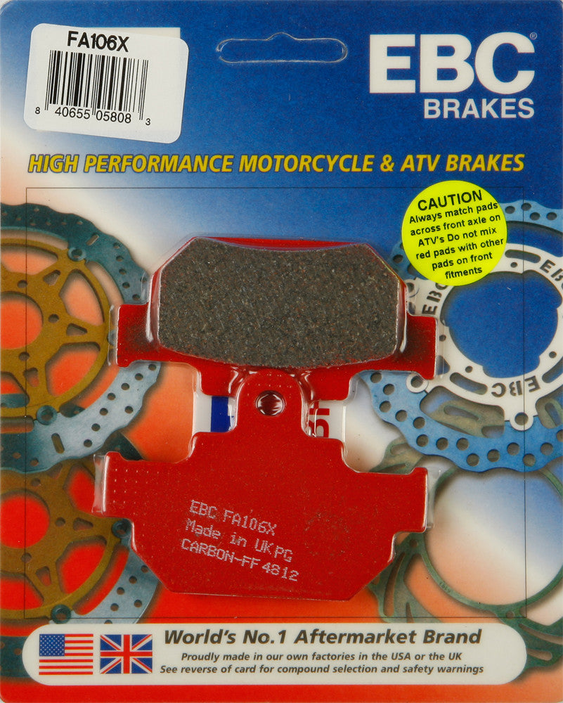 BRAKE PADS FA106X CARBON X SERIES