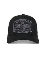 HERITAGE PATCH TRUCKER HAT BLACK/GREY