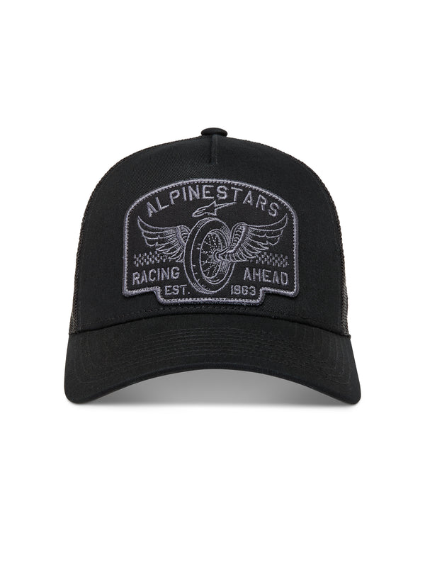 HERITAGE PATCH TRUCKER HAT BLACK/GREY
