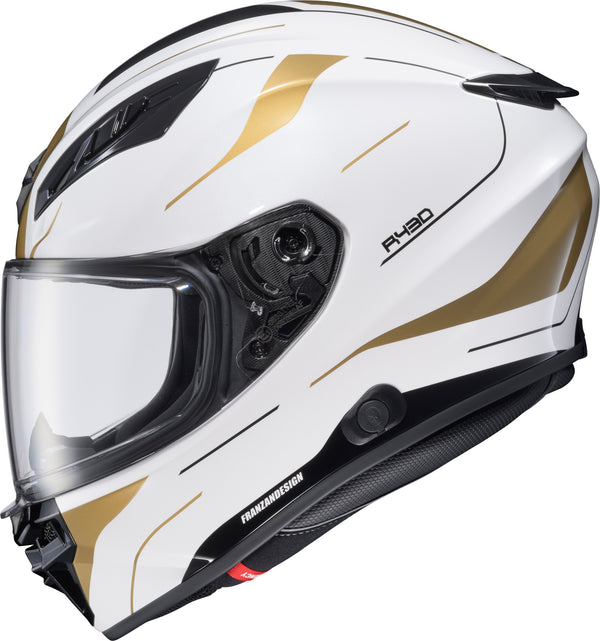EXO-R430 FULL FACE HELMET CUTLASS WHITE/GOLD