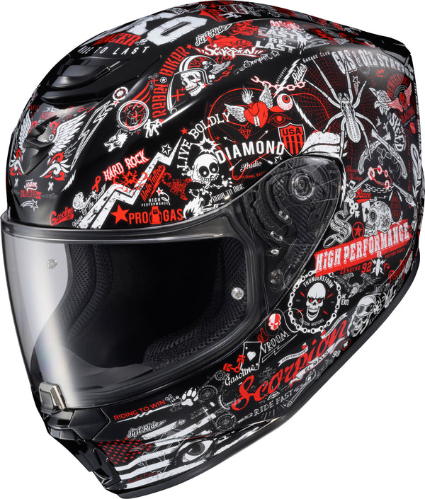 EXO-R330 FULL FACE HELMET SHAKE 2 RED