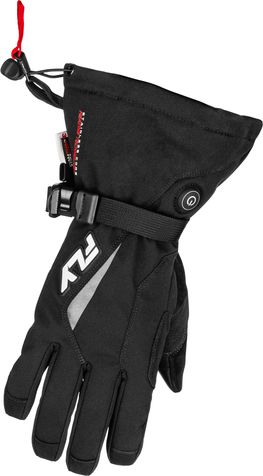 TITLE HEATED GAUNTLET GLOVES BLACK