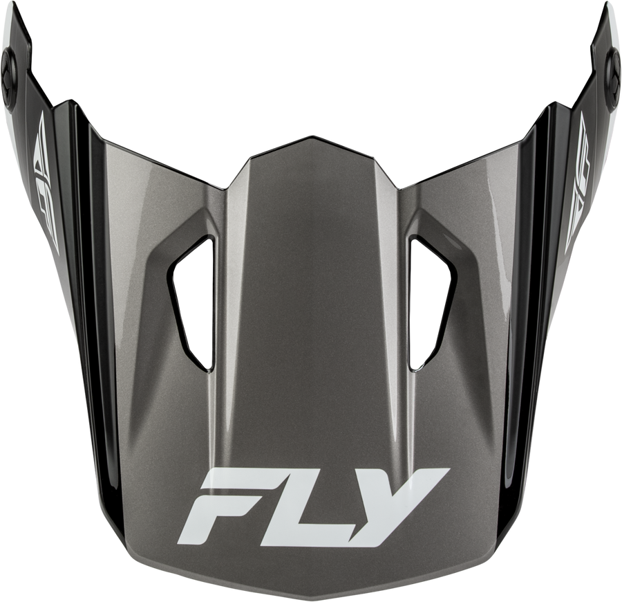 YTH KINETIC SCRAP HELMET VISOR BLACK/WHITE/GREY YS-YL