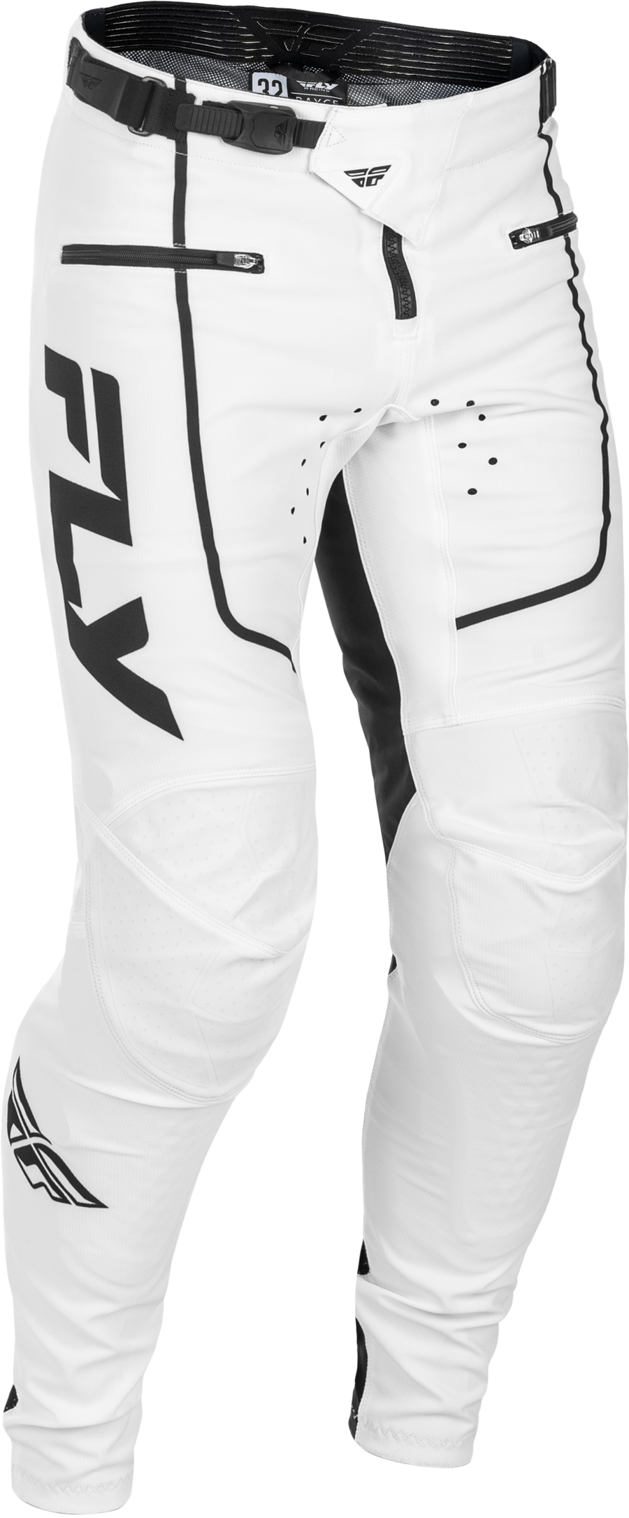 YOUTH RAYCE BICYCLE PANTS WHITE/BLACK SZ 18