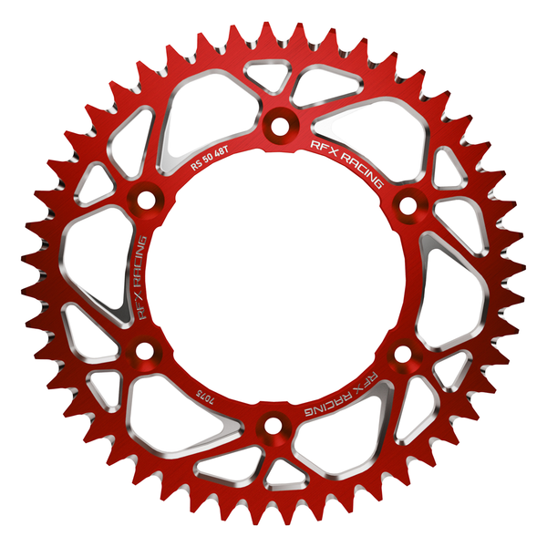ALUMINUM REAR SPROCKET 50T RED KTM/HUSQ/GAS | FXRS 51-50 99RD