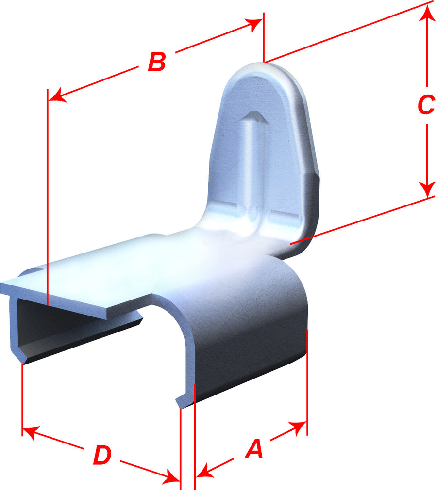 TRACK CLIPS 10/BAG | AFT120068 - 10/PK
